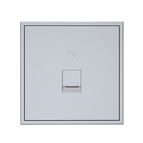Tile 1 Port Cable TV Wall Plate (CATV)